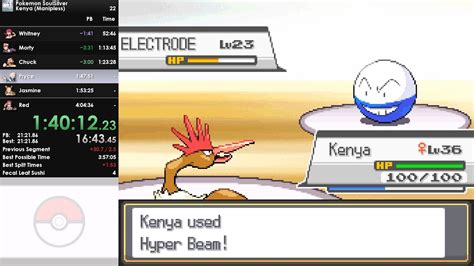 soulsilver kenya|Pokemon SoulSilver Kenya (Manipless) Speedrun in 4:00:11.